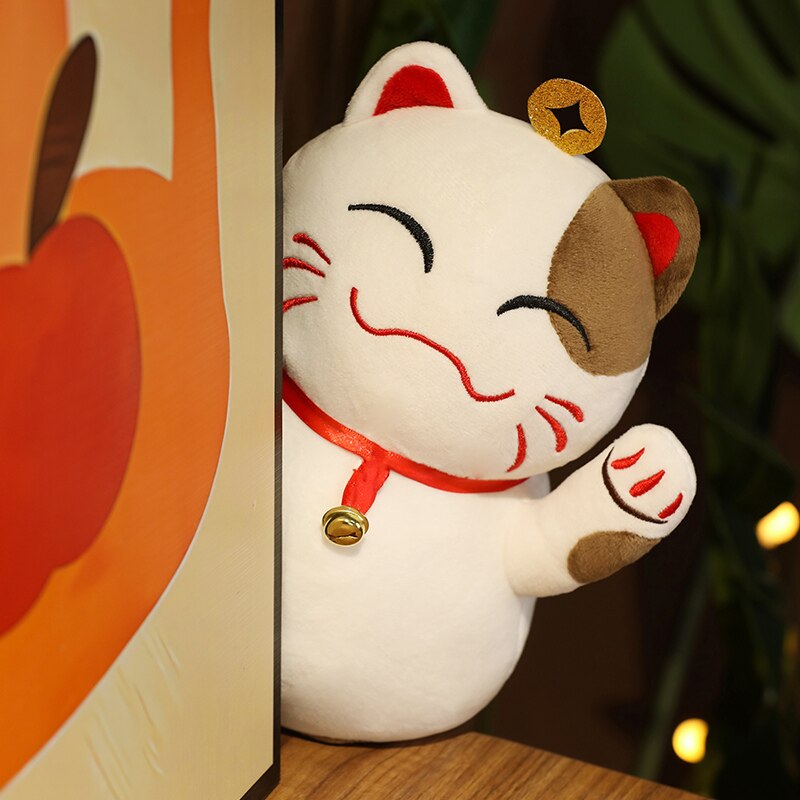 Smile Fortune Lucky Cat Figurine