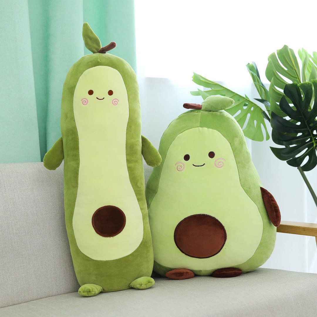 Cute Green Avocado Soft Toy