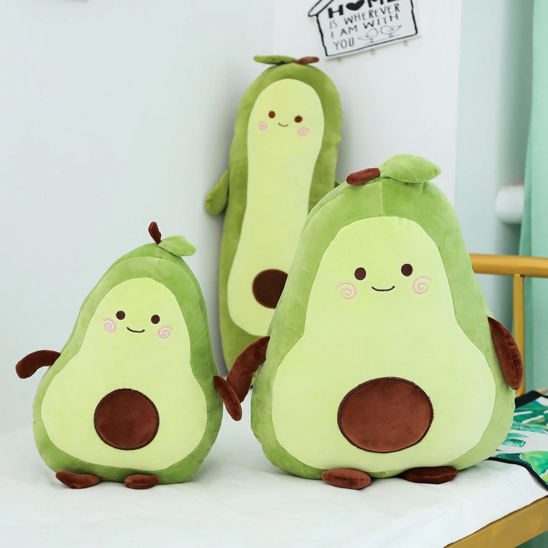 Cute Green Avocado Soft Toy
