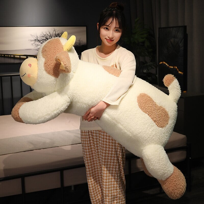 Big Soft Cuddly Cow Stuffed Animal