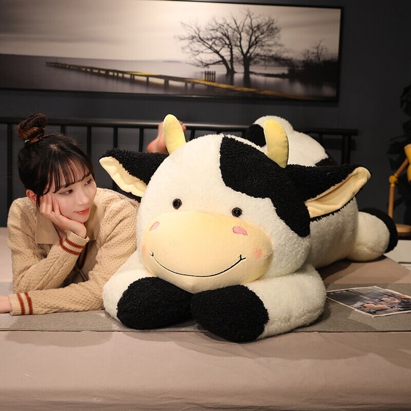 Big Soft Cuddly Cow Stuffed Animal