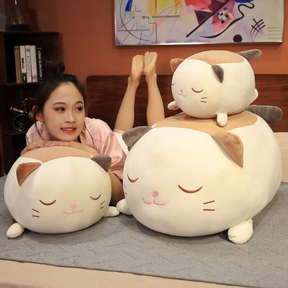 Big Soft Kitten Caramel Teddy Plush