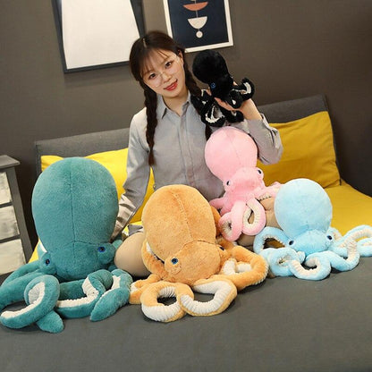 Colorful Squid Plush Toy