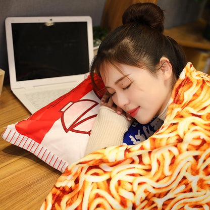 Soft Instant Noodle Cute Pillow