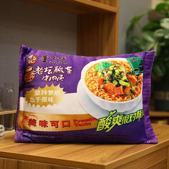 Soft Instant Noodle Cute Pillow
