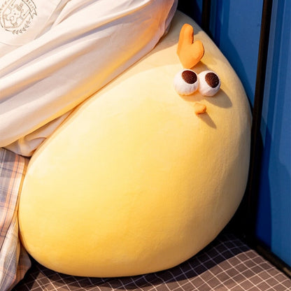 Cute Big Yellow Plush Chicken Toy