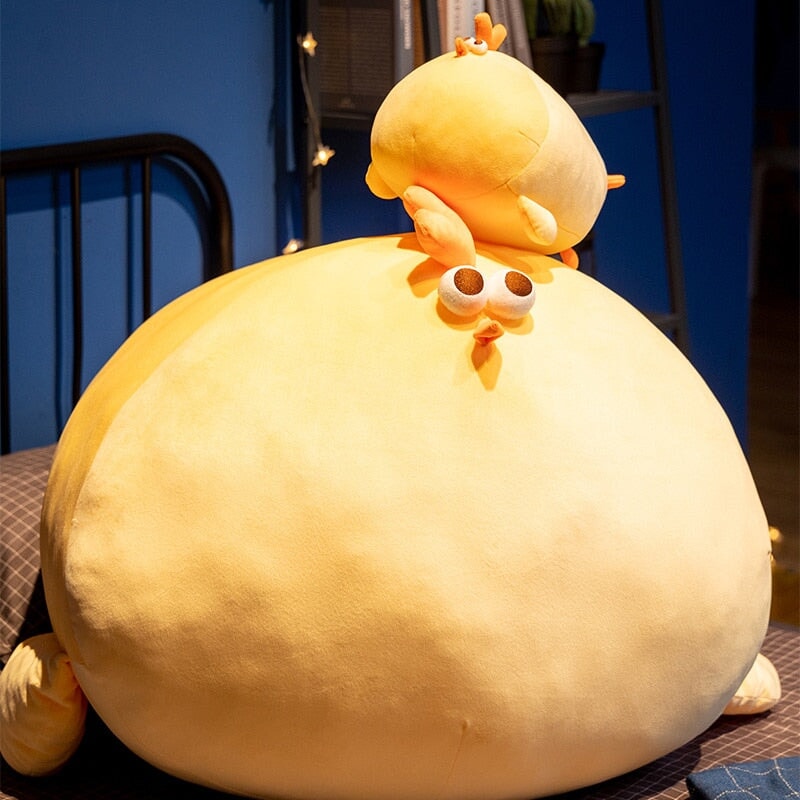 Cute Big Yellow Plush Chicken Toy - Befez