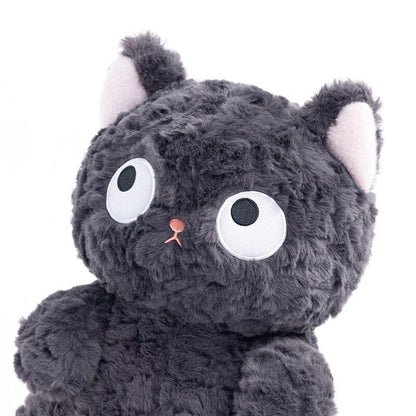Adorable Soft Black Kitty Plush Toy
