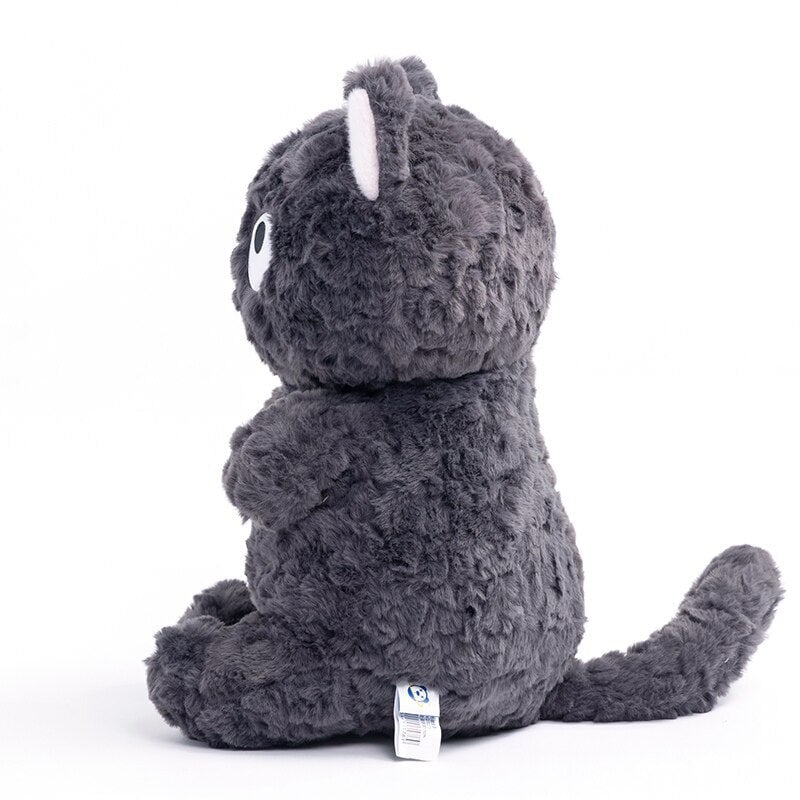 Adorable Soft Black Kitty Plush Toy