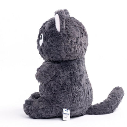 Adorable Soft Black Kitty Plush Toy