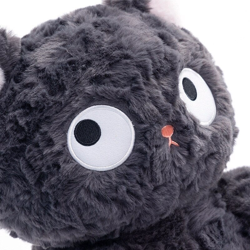 Adorable Soft Black Kitty Plush Toy