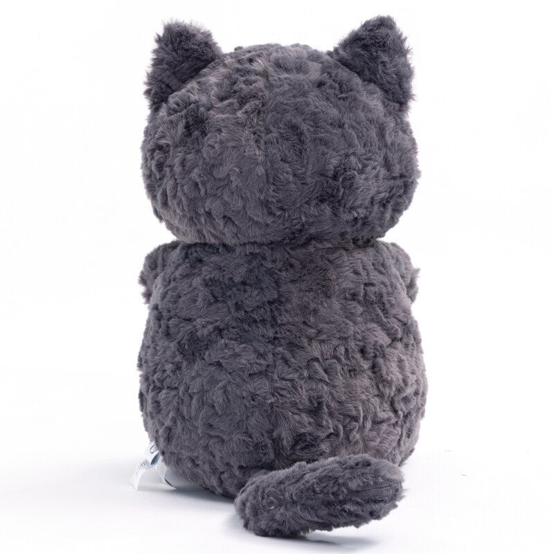 Adorable Soft Black Kitty Plush Toy