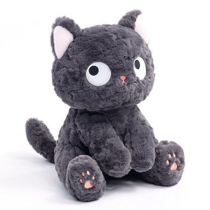 Adorable Soft Black Kitty Plush Toy