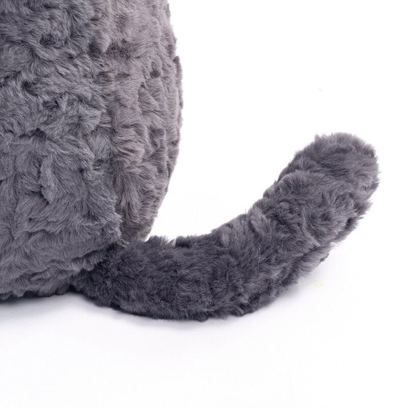 Adorable Soft Black Kitty Plush Toy