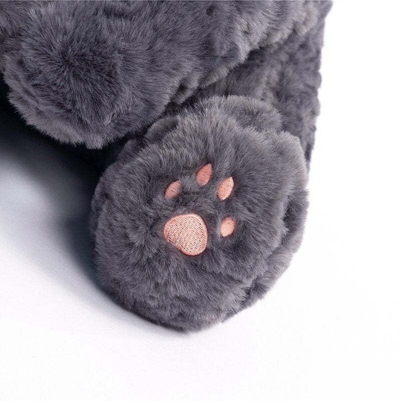 Adorable Soft Black Kitty Plush Toy