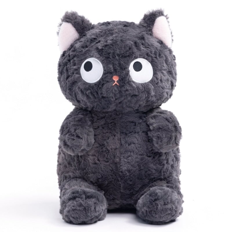Adorable Soft Black Kitty Plush Toy