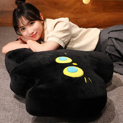 Cuddly Black Kitten Soft Pillow