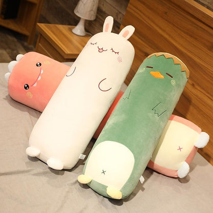 Cute Plush Animal Body Pillow Set