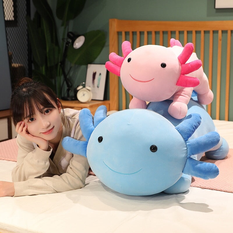 Cute Axolotl Salamander Plush Toy Set