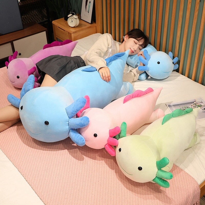 Cute Axolotl Salamander Plush Toy Set