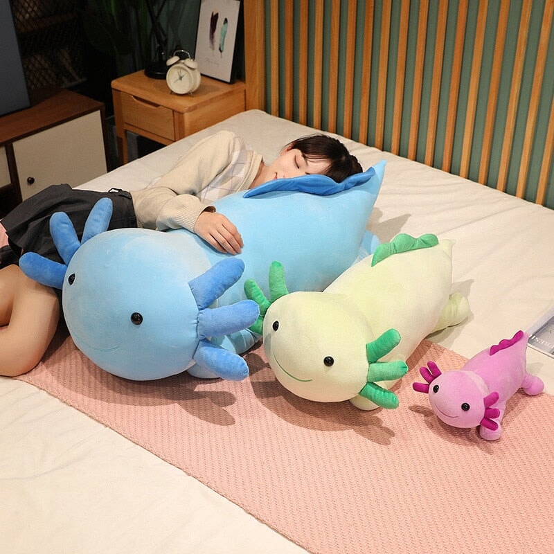 Cute Axolotl Salamander Plush Toy Set