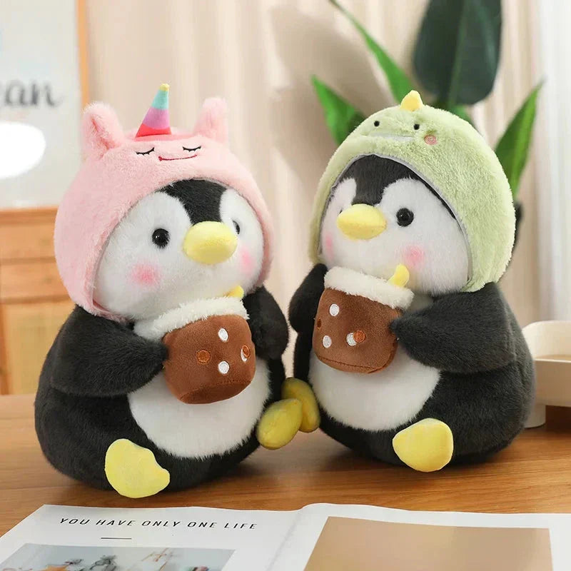 Cute Baby Penguin Soft Toy with Caps