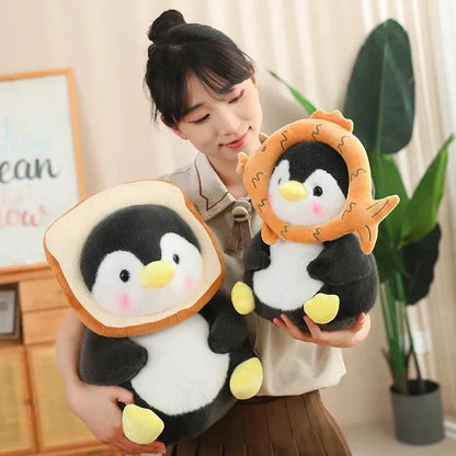 Cute Baby Penguin Soft Toy with Caps