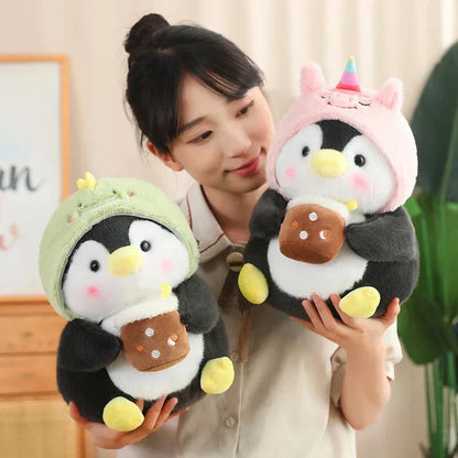 Cute Baby Penguin Soft Toy with Caps