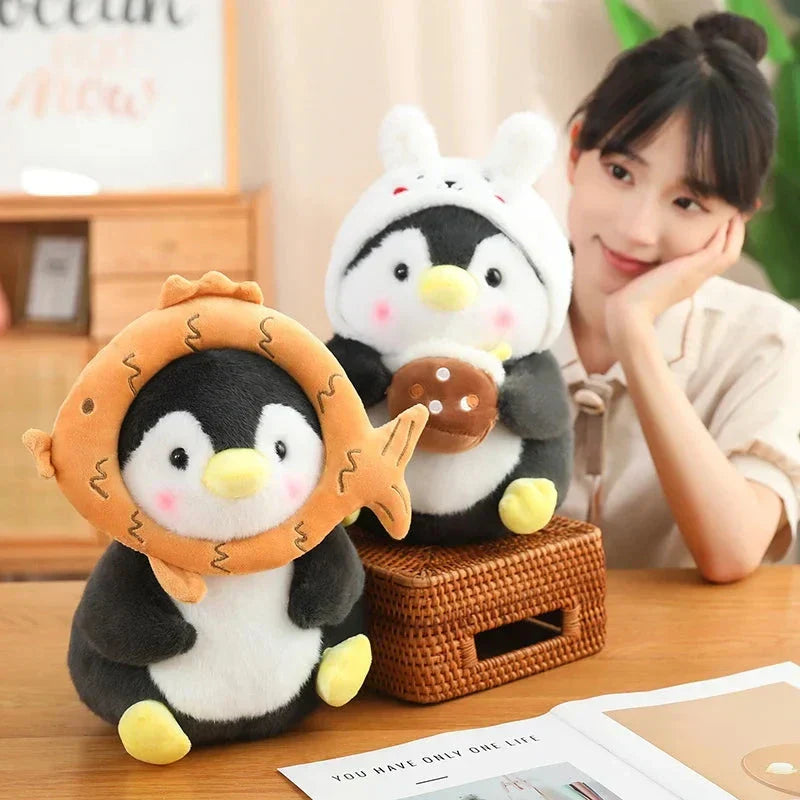 Cute Baby Penguin Soft Toy with Caps