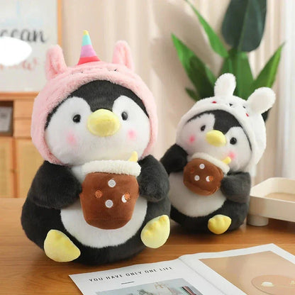 Cute Baby Penguin Soft Toy with Caps