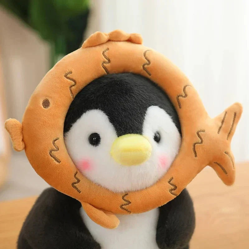 Cute Baby Penguin Soft Toy with Caps