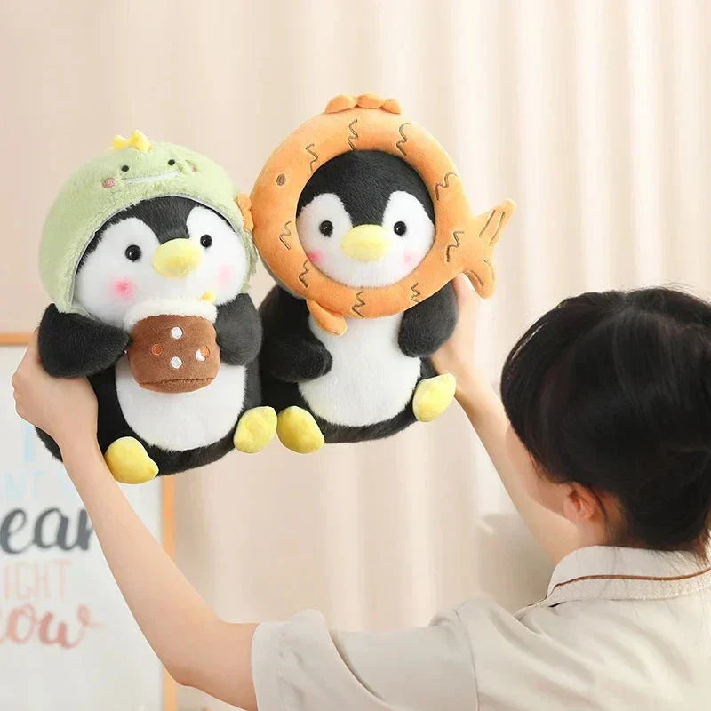 Cute Baby Penguin Soft Toy with Caps