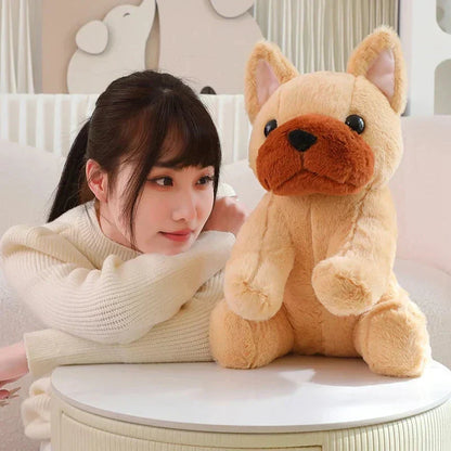 Cute White French Bulldog Soft Plush Toys