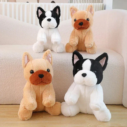 Cute White French Bulldog Soft Plush Toys
