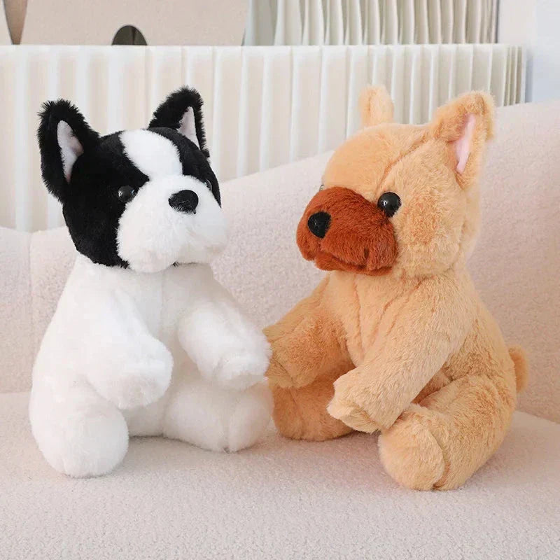 Cute White French Bulldog Soft Plush Toys