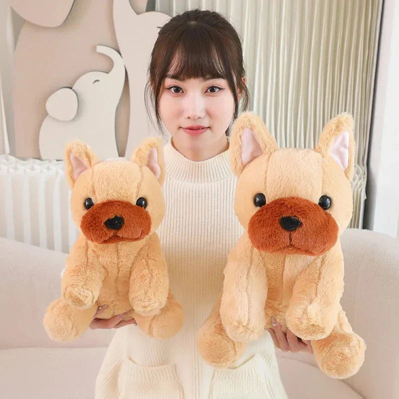 Cute White French Bulldog Soft Plush Toys