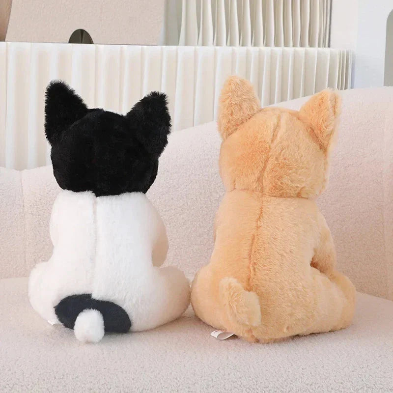 Cute White French Bulldog Soft Plush Toys