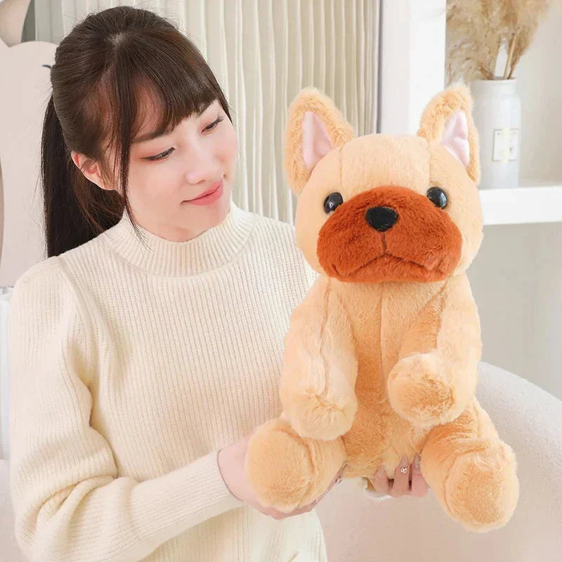 Cute White French Bulldog Soft Plush Toys