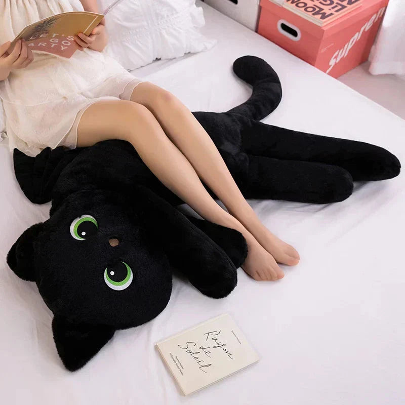 Cute Black Angel Kitty Plush Toy