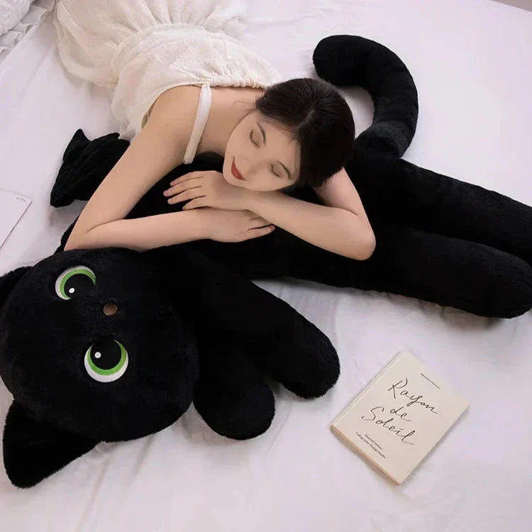 Cute Black Angel Kitty Plush Toy