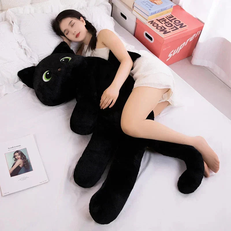 Cute Black Angel Kitty Plush Toy