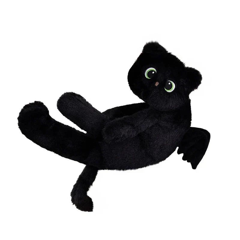 Cute Black Angel Kitty Plush Toy