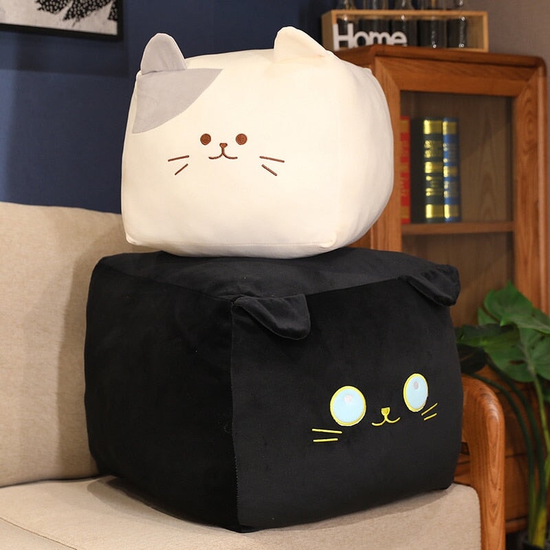 Cute Black and White Kitten Plush Toys