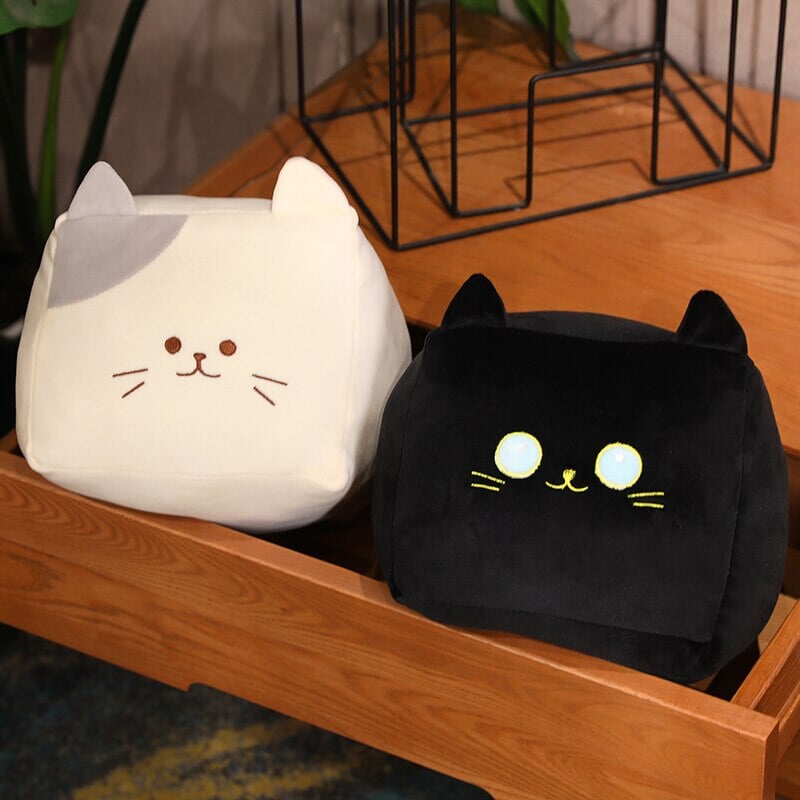 Cute Black and White Kitten Plush Toys