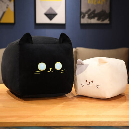 Cute Black and White Kitten Plush Toys