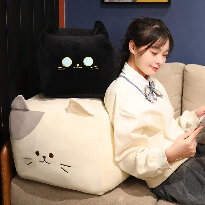 Cute Black and White Kitten Plush Toys