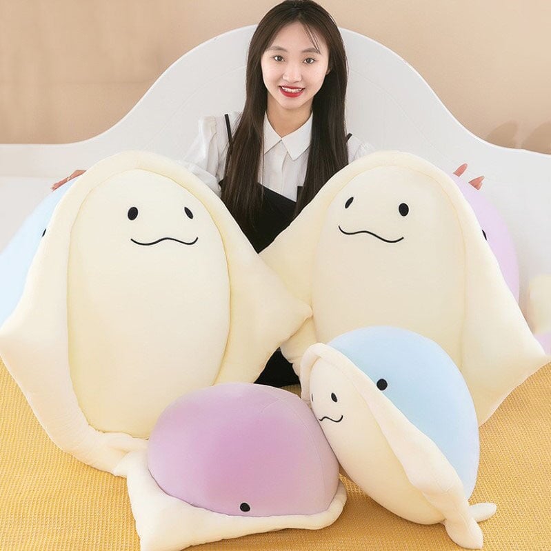 Cute Blue Purple Manta Ray Soft Toys
