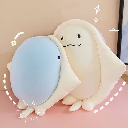 Cute Blue Purple Manta Ray Soft Toys