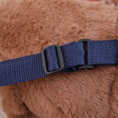 Cute Brown Otter Stuffed Backpack Buddy