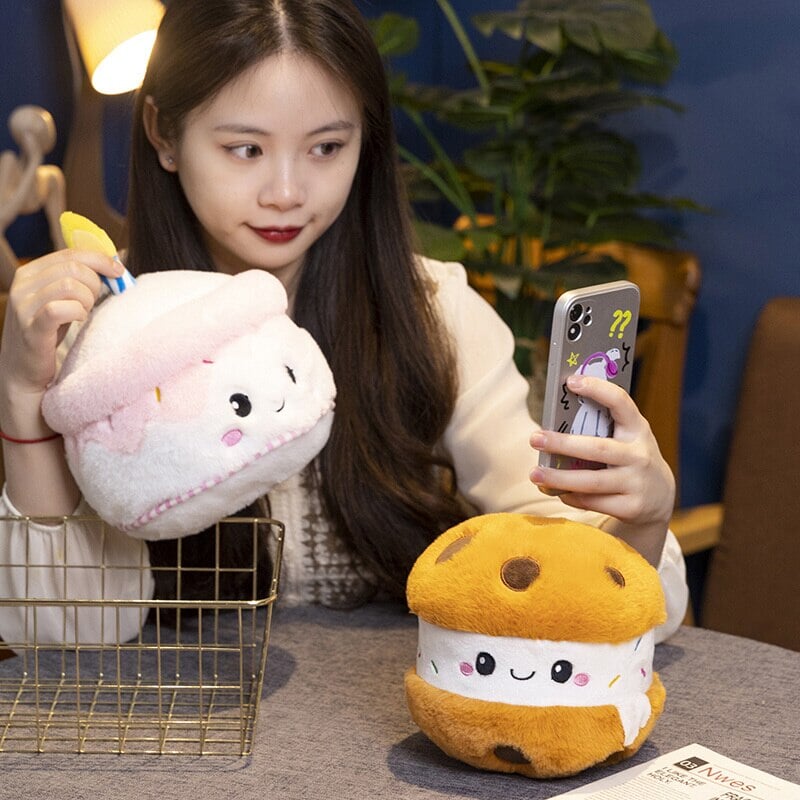 Cute Strawberry Muffin Soft Plush Toy